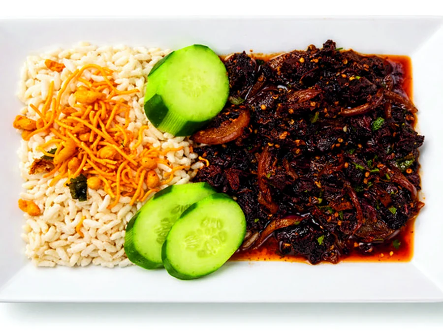 Buff Sukuti — Momo & Nepali Specials at Hot 'N Spicy Restaurant & Bar, Fairfield, OH