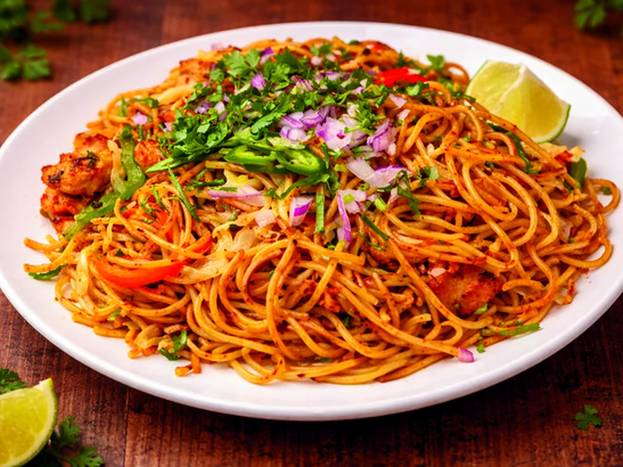 Chowmein (Egg) — Noodles at Hot 'N Spicy Restaurant & Bar, Fairfield, OH