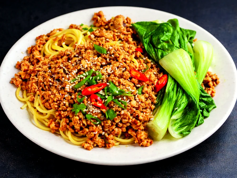 Keema Noodle — Noodles at Hot 'N Spicy Restaurant & Bar, Fairfield, OH