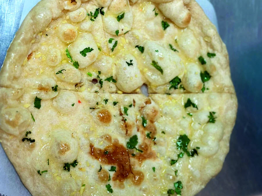 Plain Naan — Naan at Hot 'N Spicy Restaurant & Bar, Fairfield, OH
