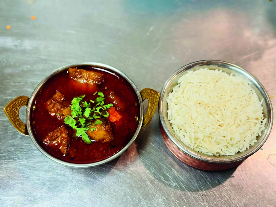 Pork Curry — Curry at Hot 'N Spicy Restaurant & Bar, Fairfield, OH