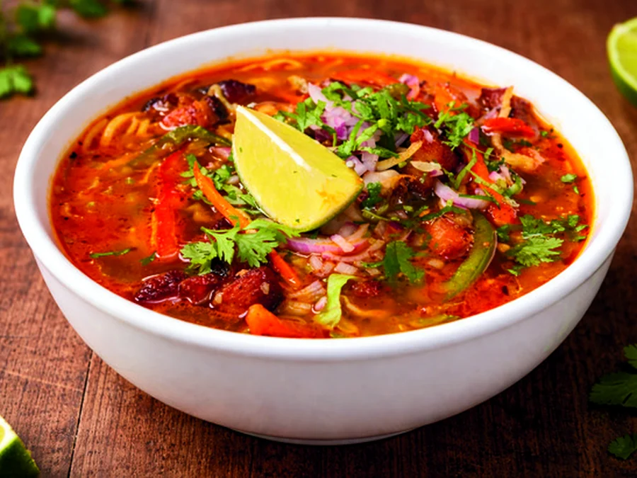 Thukpa (Egg) — Noodles at Hot 'N Spicy Restaurant & Bar, Fairfield, OH